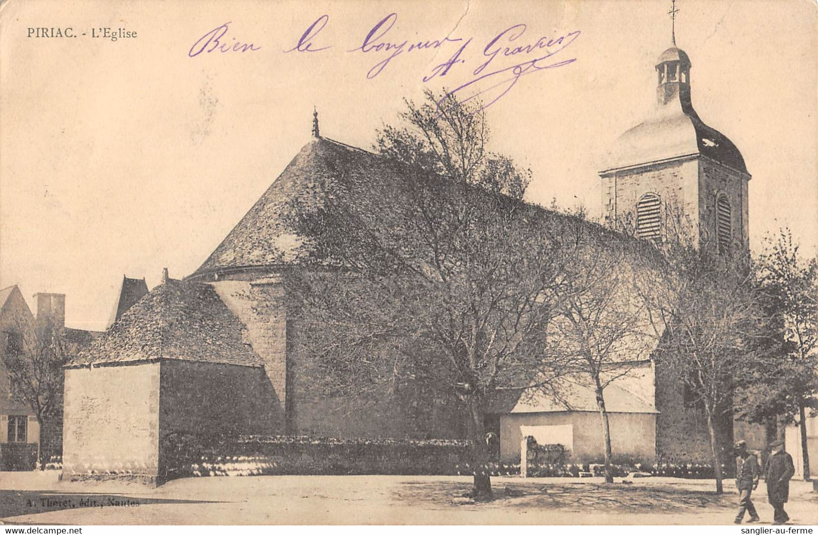 CPA 44 PIRIAC EGLISE - Piriac Sur Mer