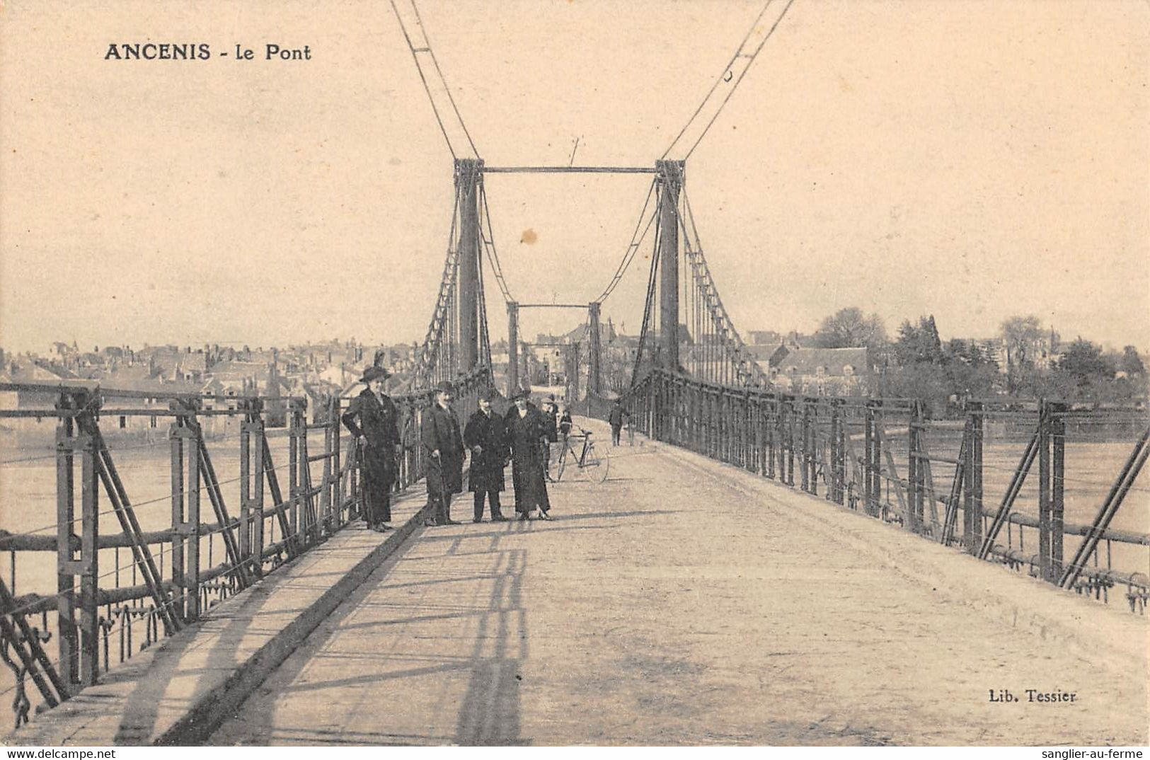 CPA 44 ANCENIS LE PONT - Ancenis