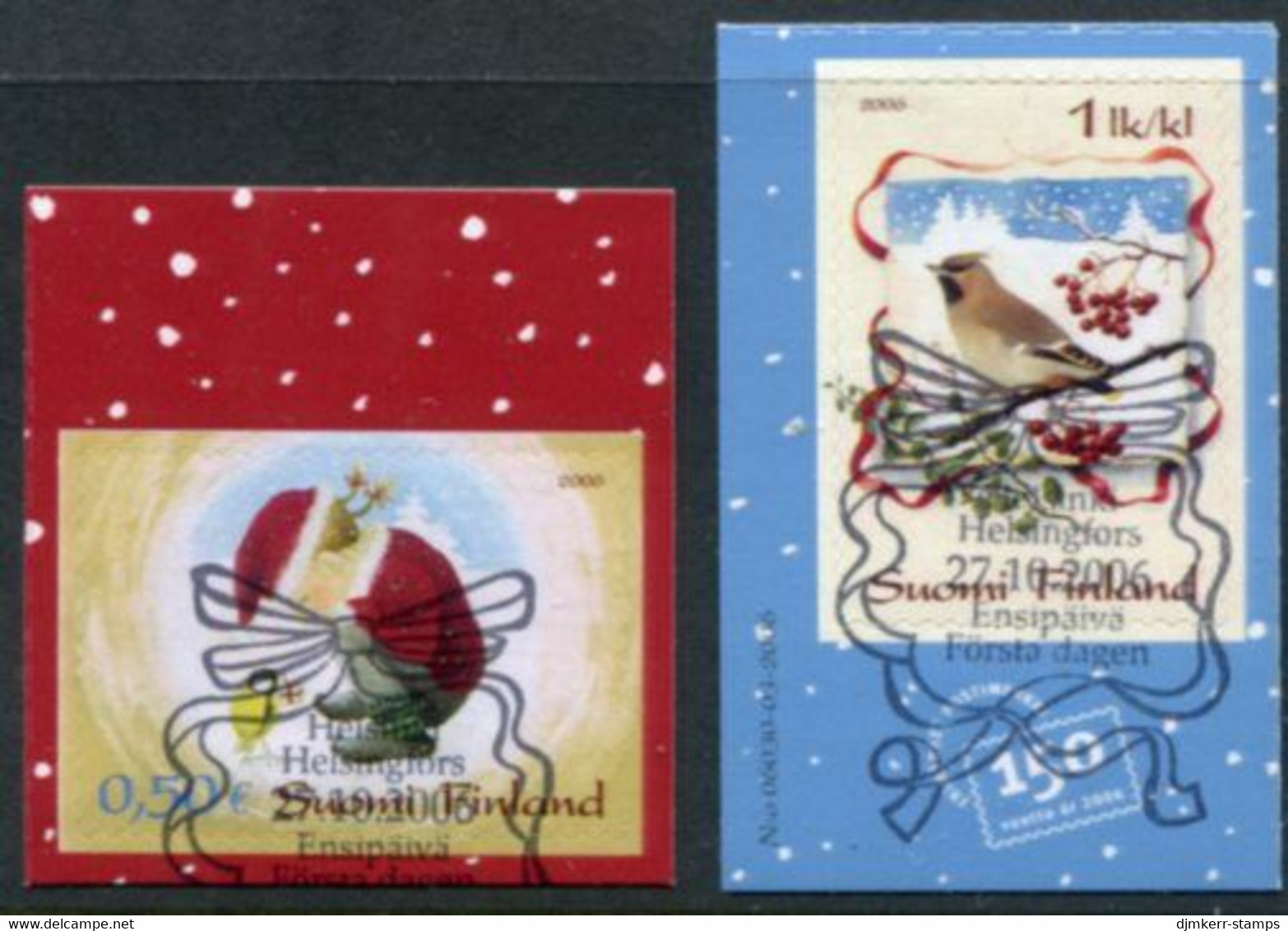 FINLAND 2006 Christmas Used  Michel  1825-26 - Used Stamps