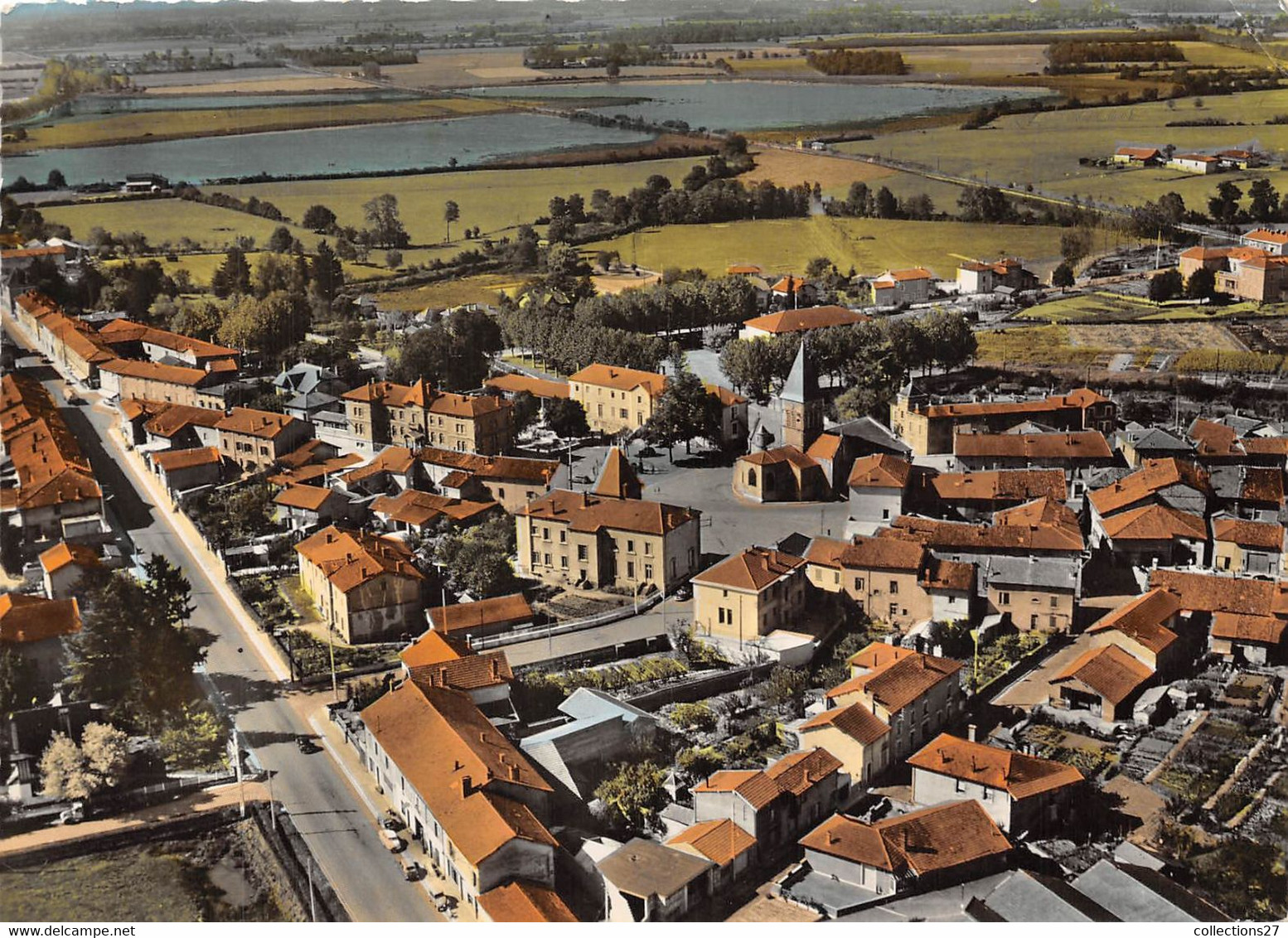 01-VILLARS-LES-DOMBES- VUE GENERALE AERIENNE - Villars-les-Dombes