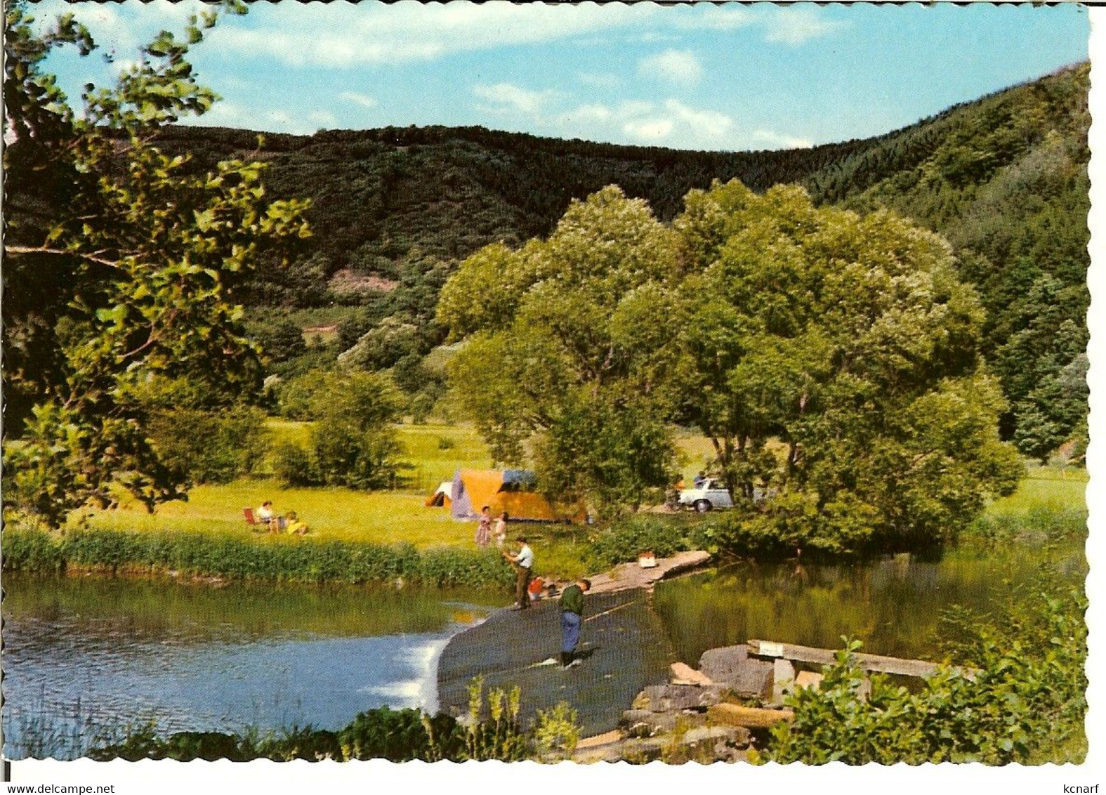 CP Das Ourtal -vallée De LOur Joies Du Camping Et De La Pêche " ( Burg-Reuland ) - Burg-Reuland