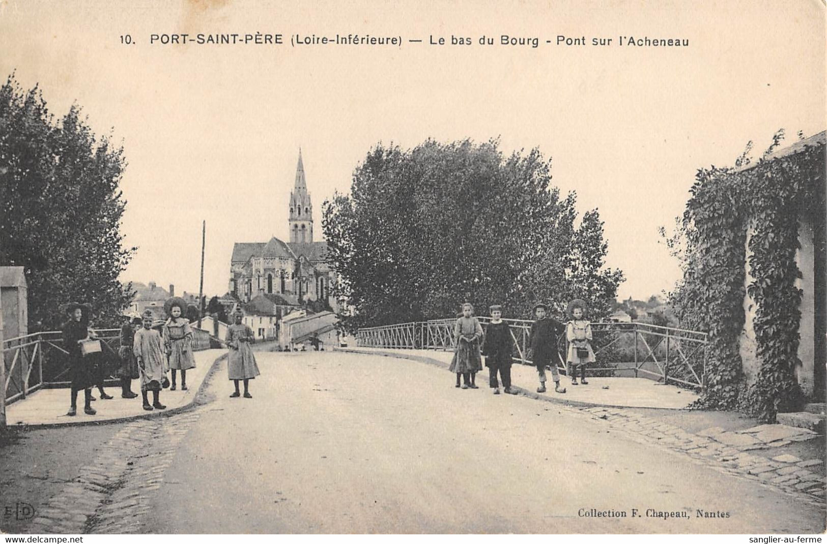 CPA 44 PORT SAINT PERE LE BAS DU BOURG PONT SUR L'ACHENEAU - Altri & Non Classificati