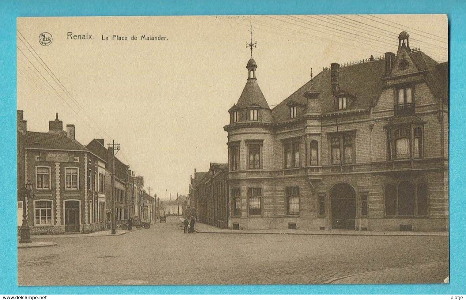 * Ronse - Renaix (Oost Vlaanderen) * (Nels, Edition L. Massez - Meert) La Place De Malander, Oldtimer, Animée, Rare - Renaix - Ronse