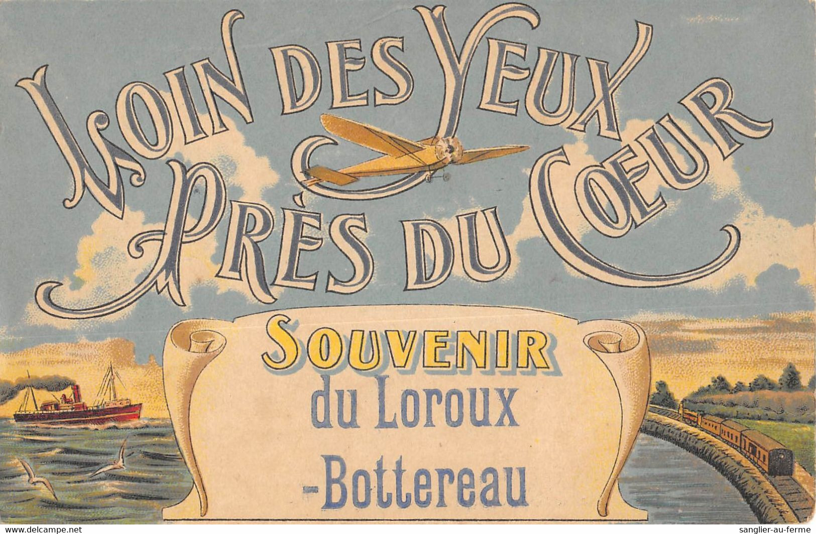 CPA 44 SOUVENIR DU LOROUX BOTTEREAU - Otros & Sin Clasificación