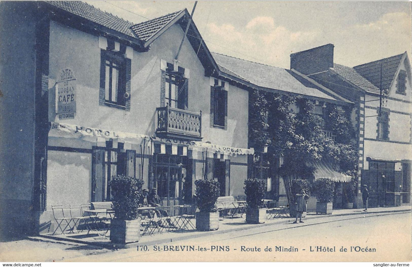 CPA 44 SAINT BREVIN LES PINS ROUTE DE MINDIN HOTEL DE L'OCEAN - Saint-Brevin-les-Pins