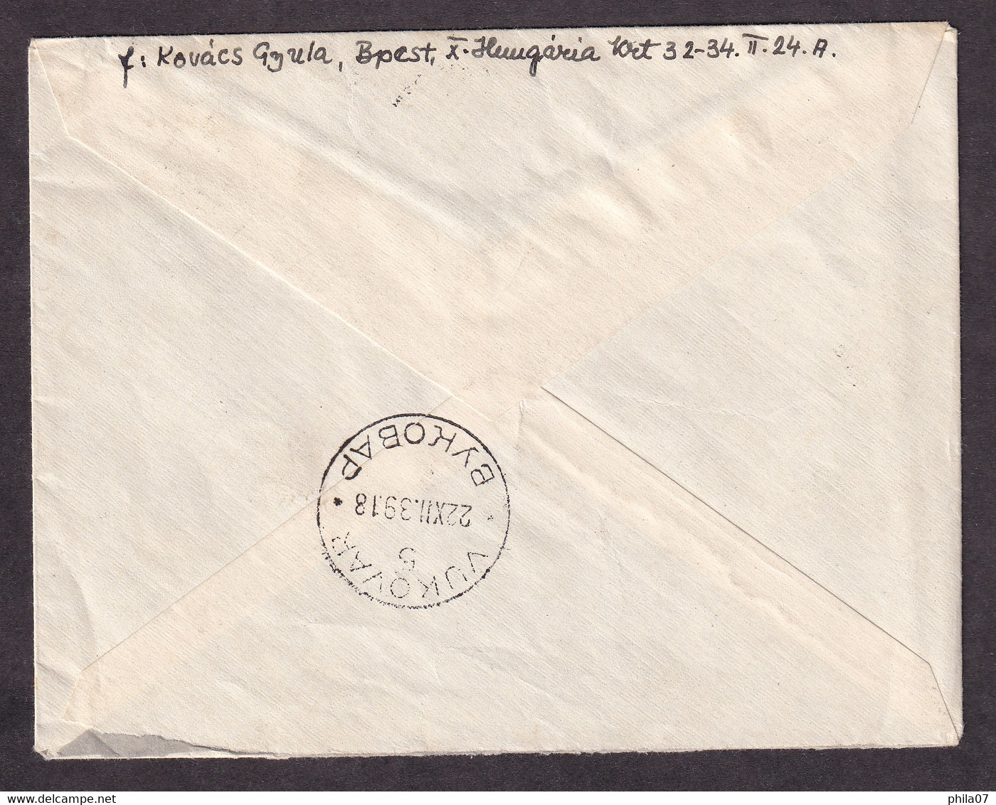 HUNGARY - Letter Sent By Registered Mail Franked With Commemortive Serie And Sent From Budapest To ... / As Is On Scans - Covers & Documents