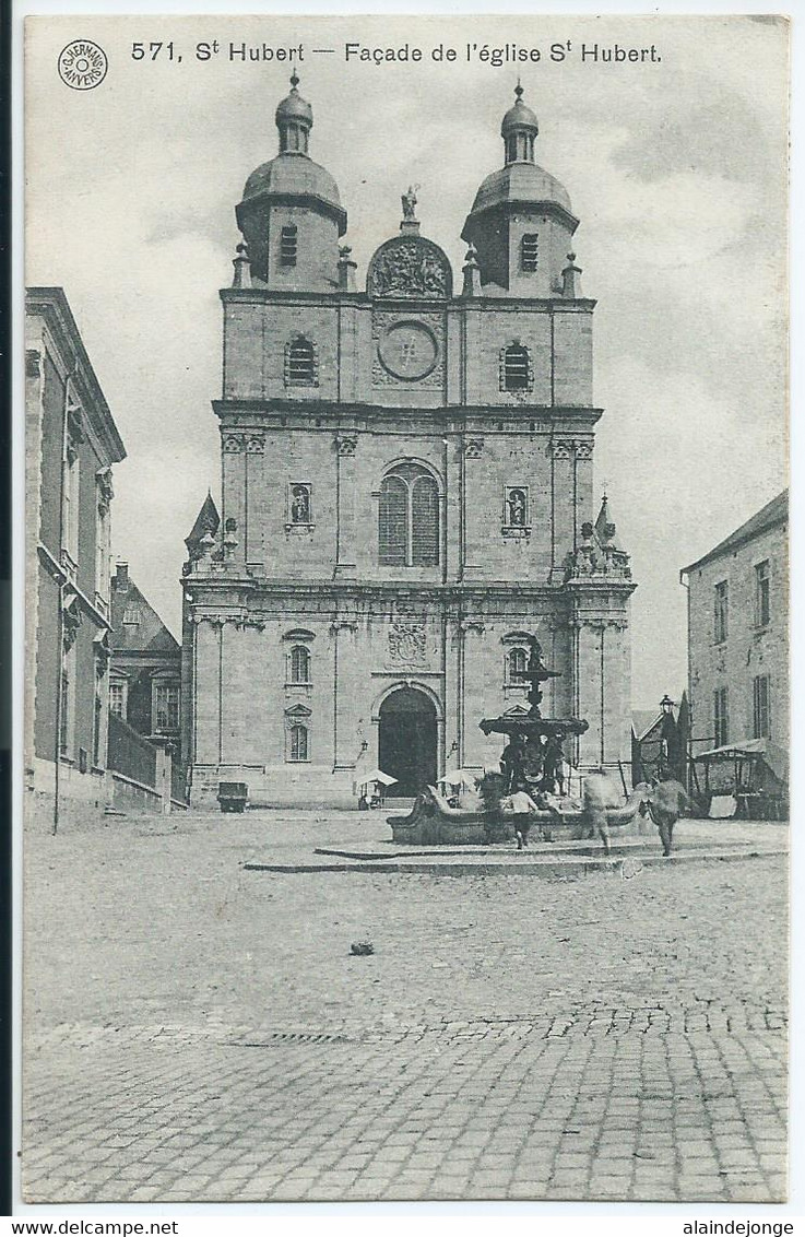 Saint-Hubert - Facade De L'Eglise St Hubert - 1911 - Saint-Hubert
