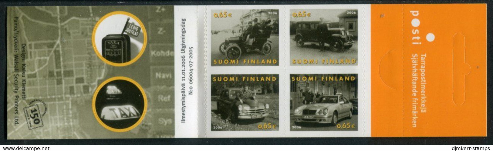 FINLAND 2006 Taxi Services Booklet MNH / **.  Michel  1775-78 - Unused Stamps