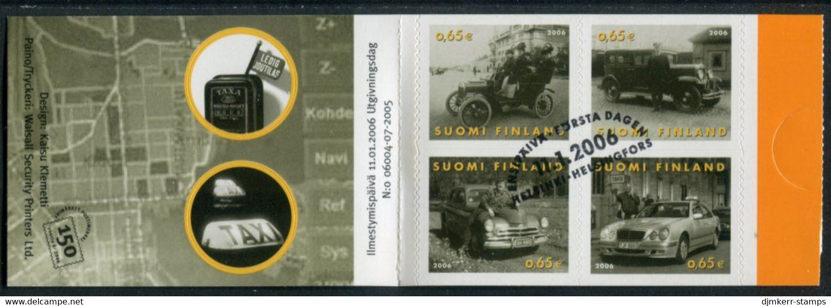 FINLAND 2006 Taxi Services Used.  Michel  1775-78 - Used Stamps