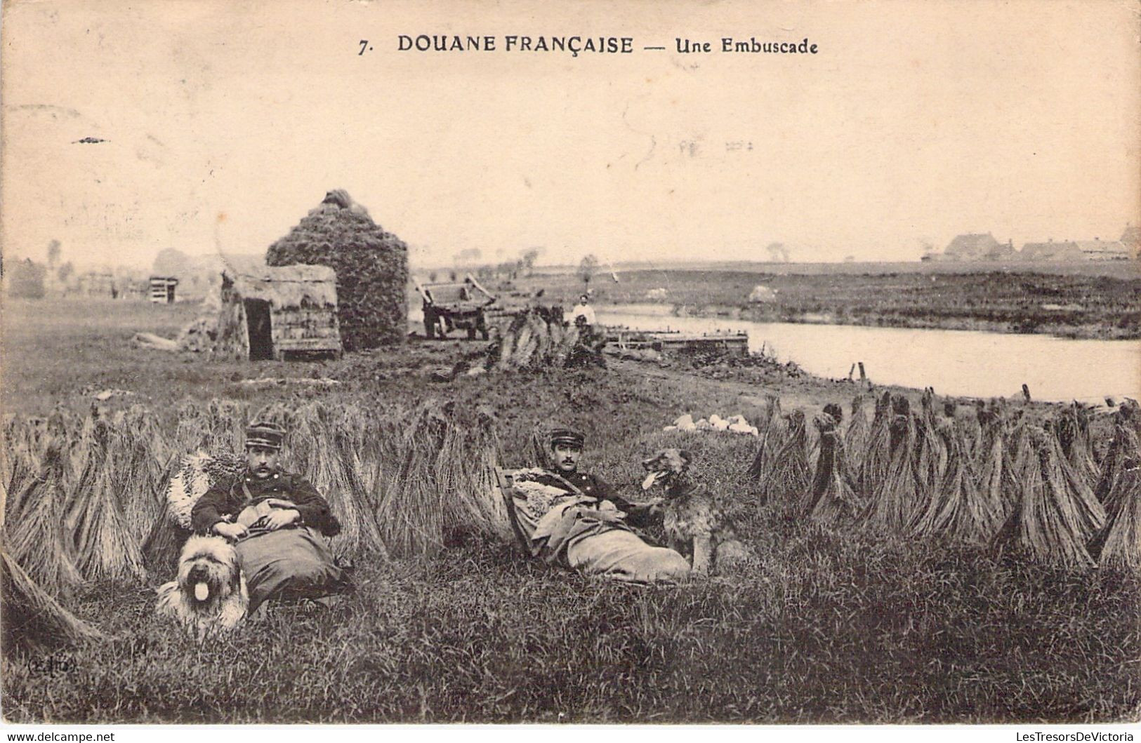 CPA Douane Francaise - Une Embuscade - Carte Voyagée - Dogana