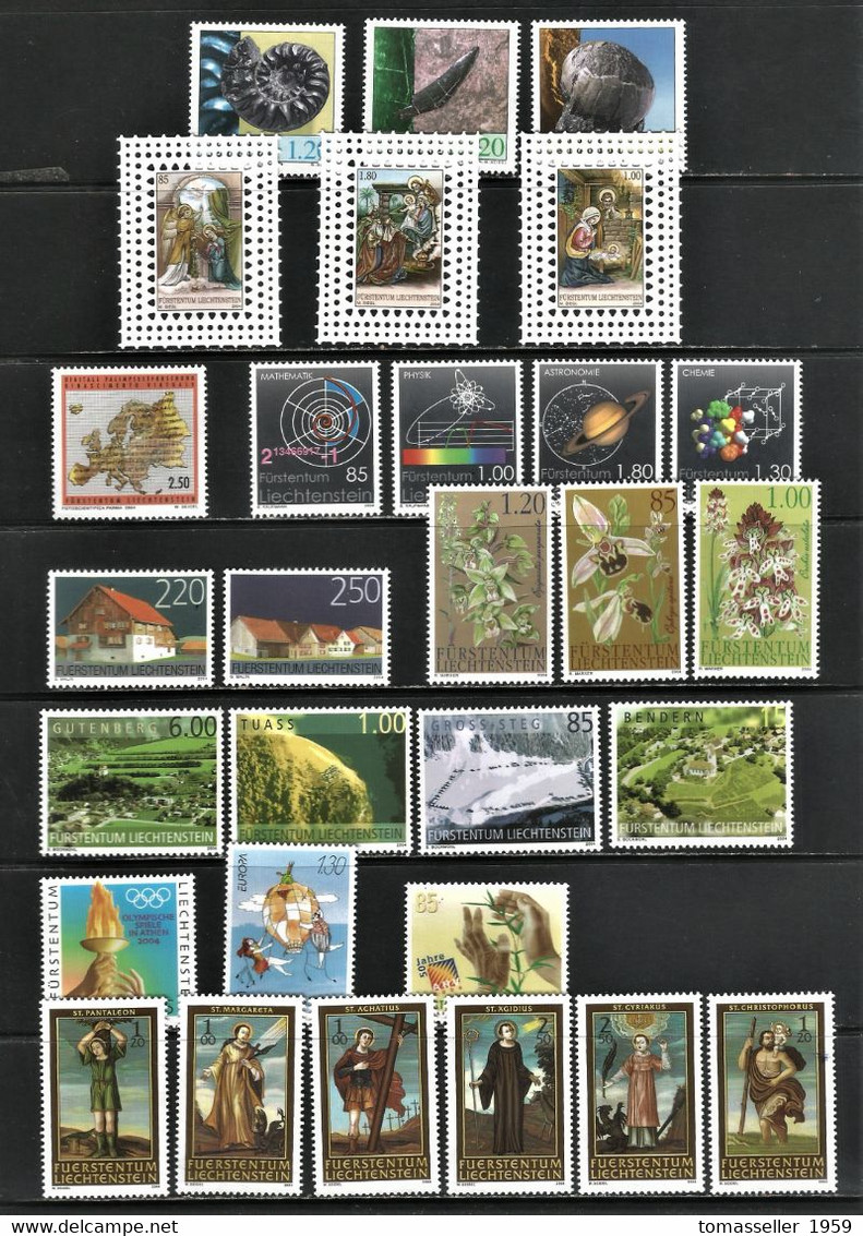 Liechtenstein -13!!!  Full Years (1995-2007) set - Almost 120 issues.MNH*