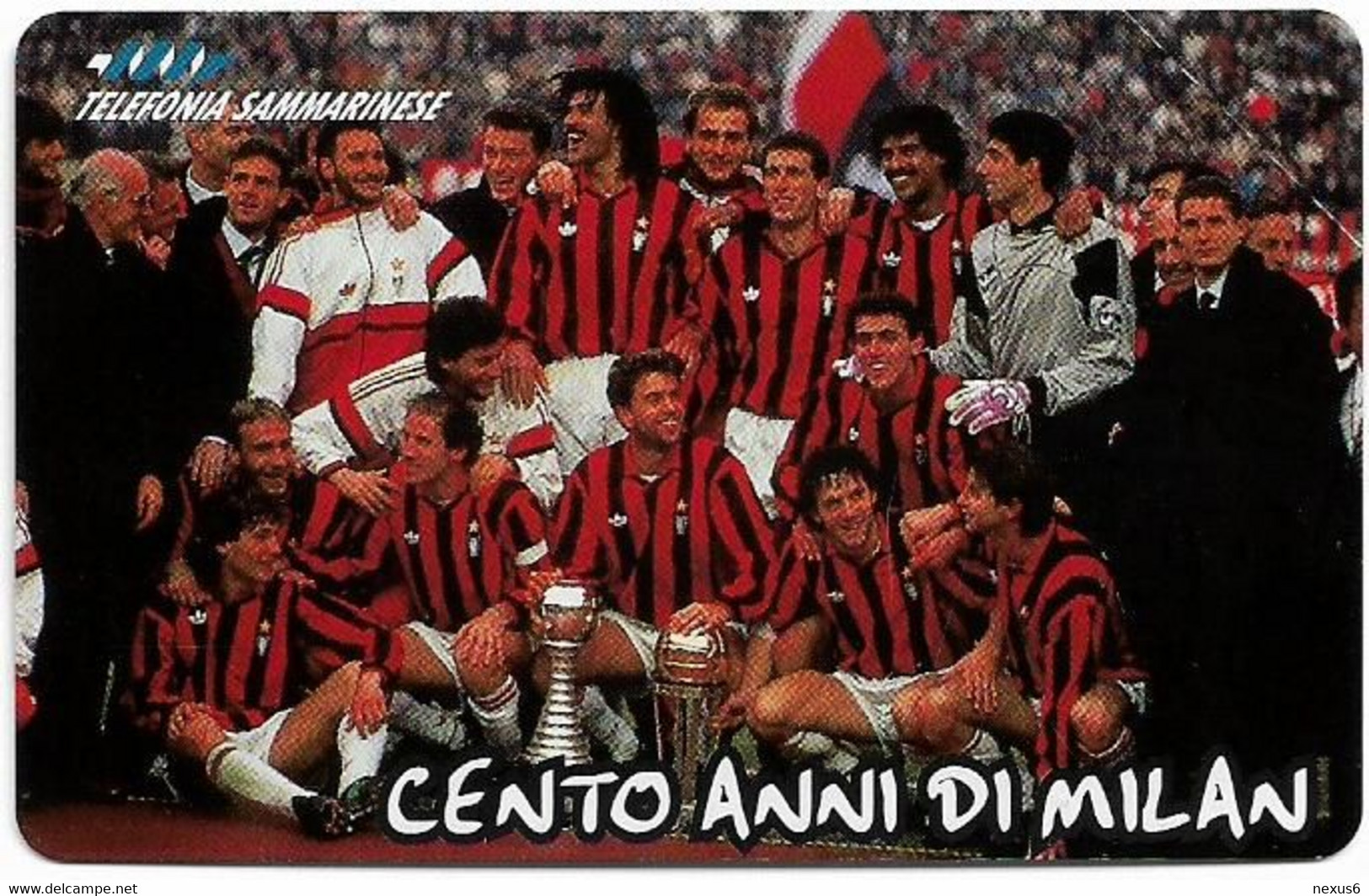 San Marino (URMET) - RSM-040 - Cento Anni Di Milan - Milan Team - 06.1999, 5.000L, 25.000ex, Mint - Saint-Marin