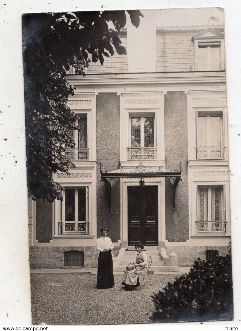 LA VARENNE-SAINT-HILAIRE 9 AVENUE CAFFIN UNE VILLA (CARTE PHOTO ) - Other & Unclassified