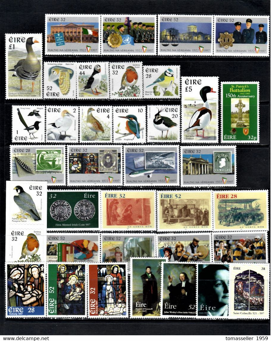 Ireland-1997 Full Year Set ( Stamps.+ S/s+booklets) -  27 Issues.MNH - Años Completos