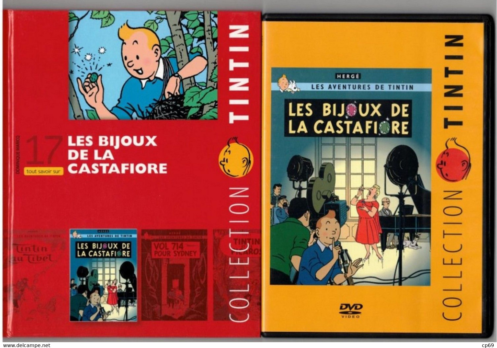 Tintin Hergé/Moulinsart 2010 Milou Chien Dog Les Bijoux De La Castafiore N°17 Capitaine Haddock DVD + Livret Explicatif - Animatie