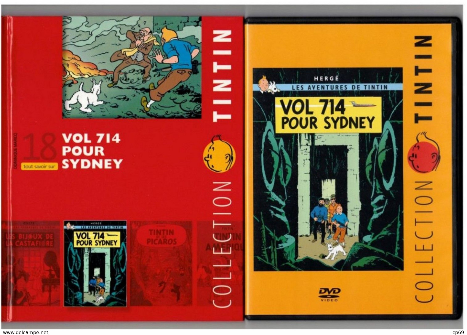 Tintin Hergé/Moulinsart 2010 Milou Chien Dog Cane Vol 714 Pour Sydney N°18 Capitaine Haddock DVD + Livret Explicatif B.E - Cartoons