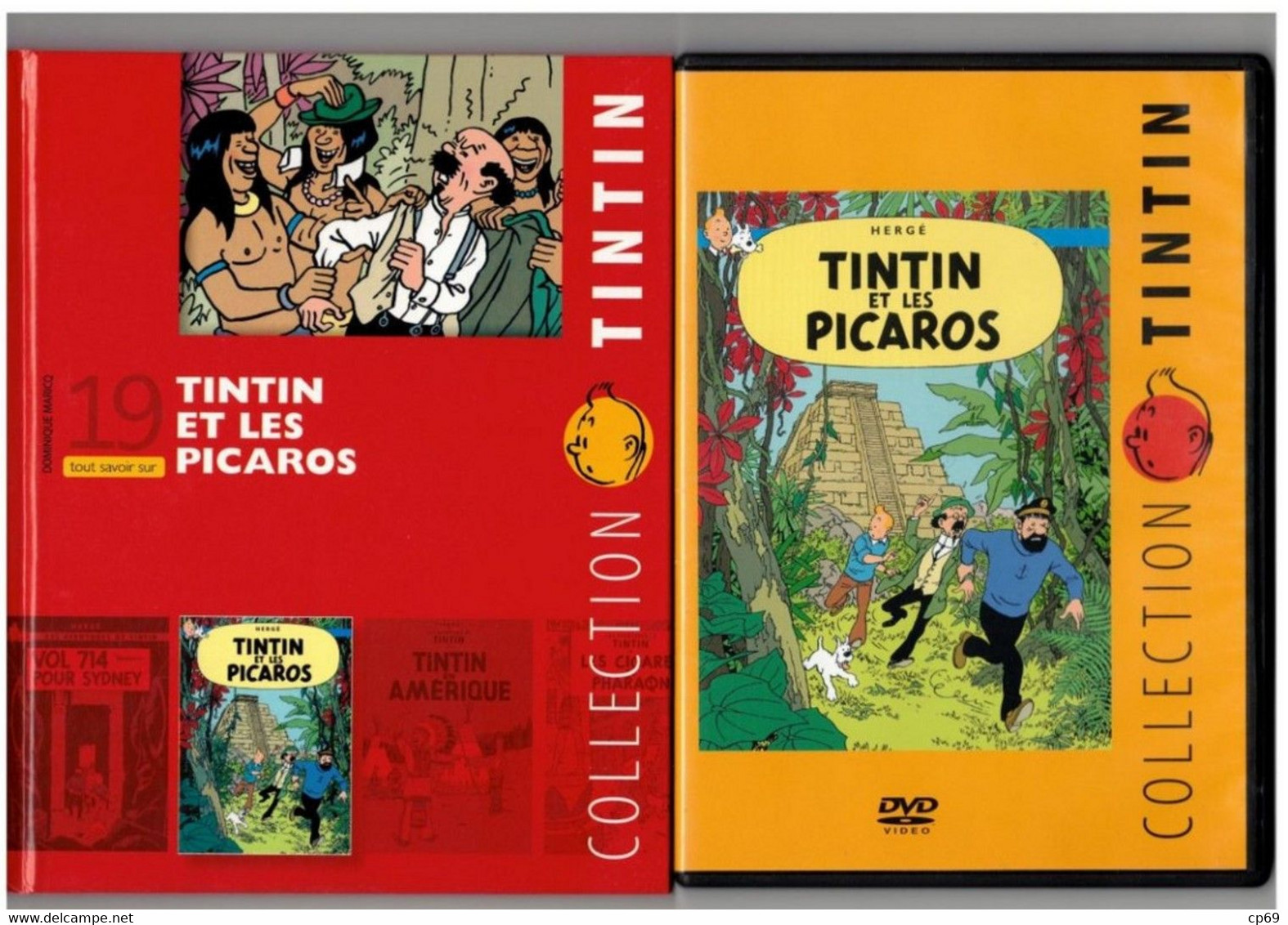 Tintin Hergé/Moulinsart 2010 Milou Chien Dog Cane Tintin Et Les Picaros N°19 Capitaine Haddock DVD + Livret Explicatif - Dessin Animé