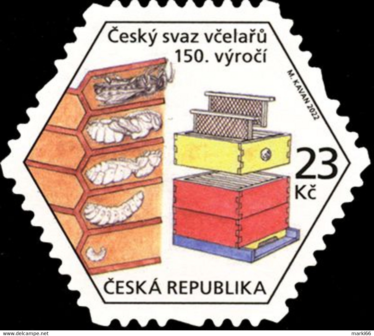 Czech Republic - 2022 - Czech Beekeepers’ Association - Mint Self-adhesive Stamp - Nuevos