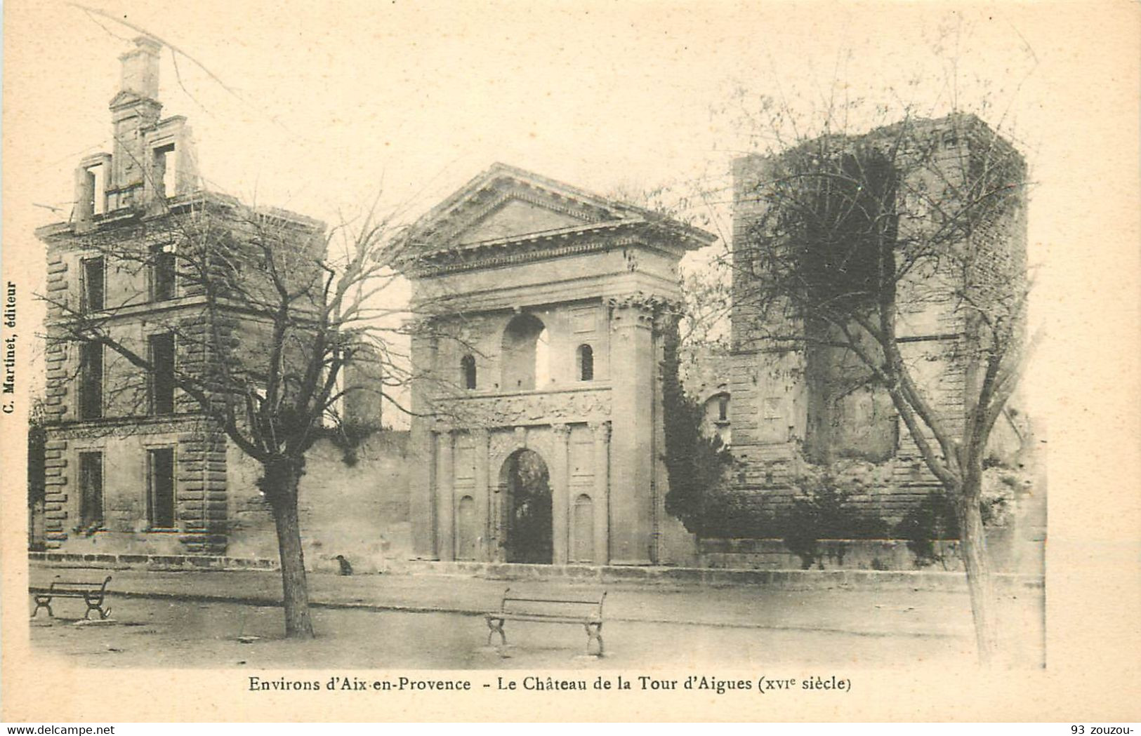 84 Le Château De La Tour D'Aigues Vers 1900 - La Tour D'Aigues
