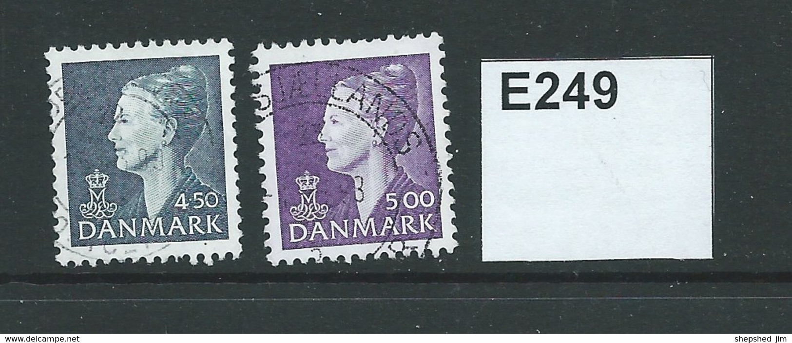 Denmark 1999 Queen Margrethe 4k50 And 5k - Gebruikt