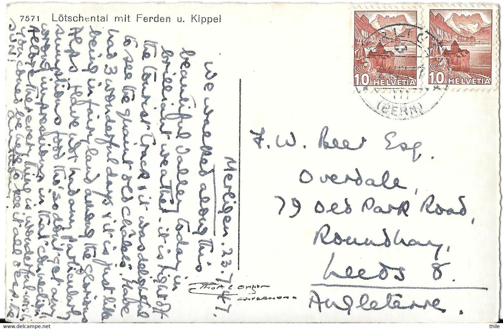 Lötschental Mit Fergen U. Kippel - Kippel