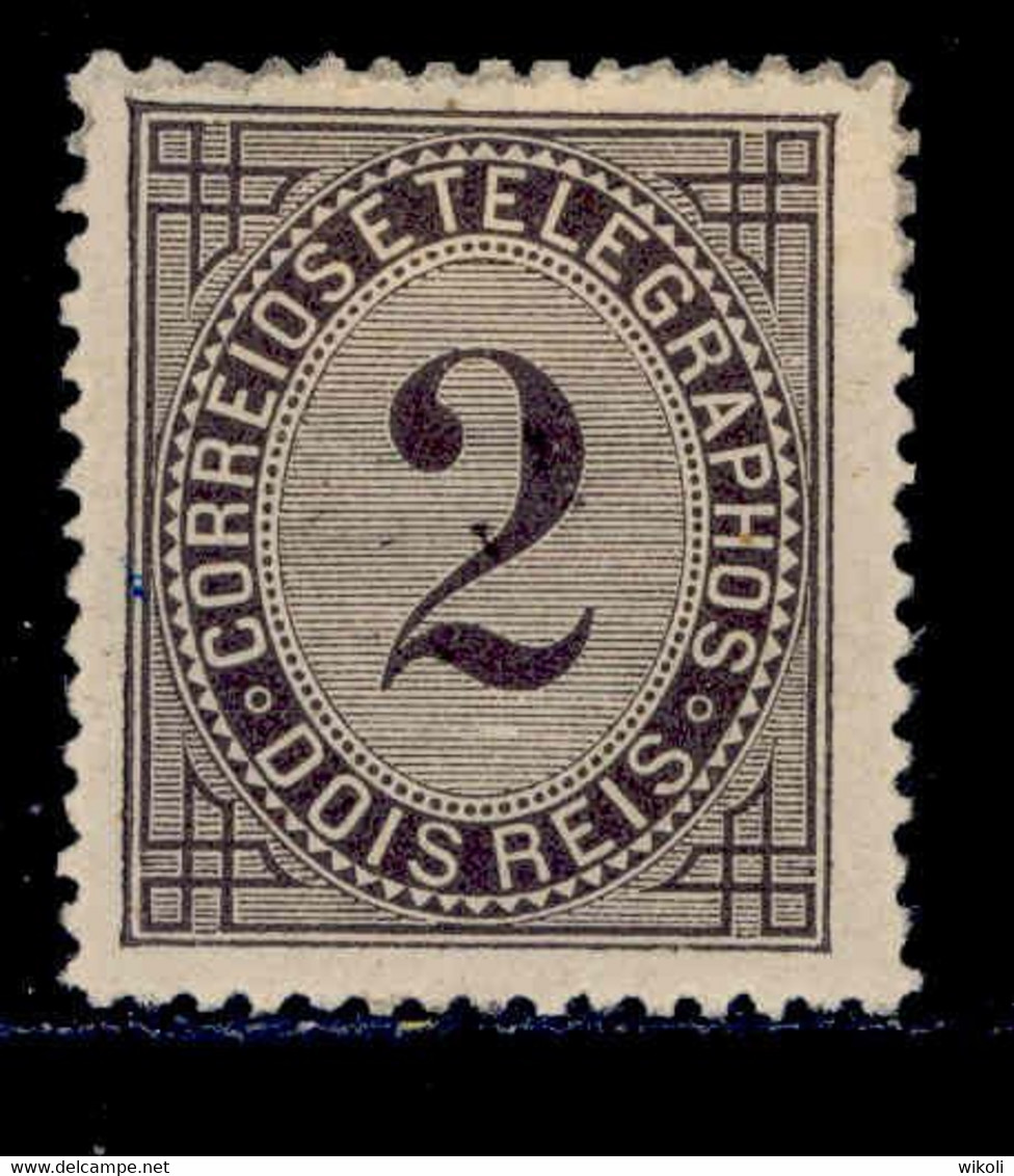 ! ! Portugal - 1884 Telegram Stamp (Perf. 12 3/4) - Af. 59 - MH - Ongebruikt