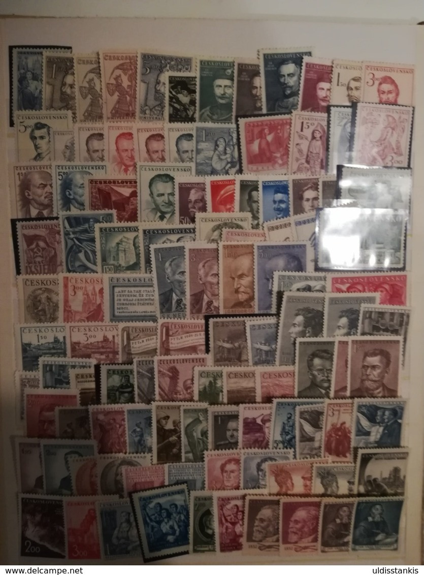 Czechoslovakian stamp collection