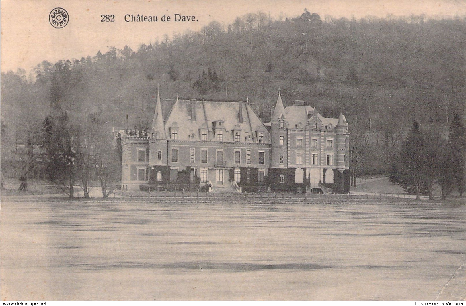 CPA Chateau De Dave - Oblitéré à Dave En 1920 - Namen