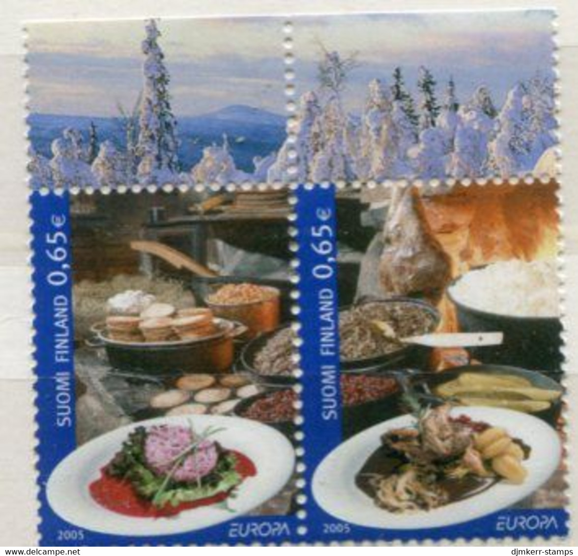FINLAND 2005 Europa: Gastronomy MNH / **.  Michel  1749-50 - Unused Stamps