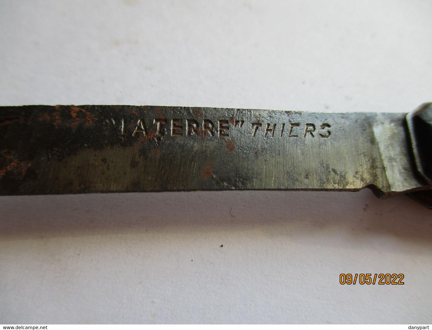 Couteau Canif  Thiers Marque " La Terre " Rare ! - Coltelli