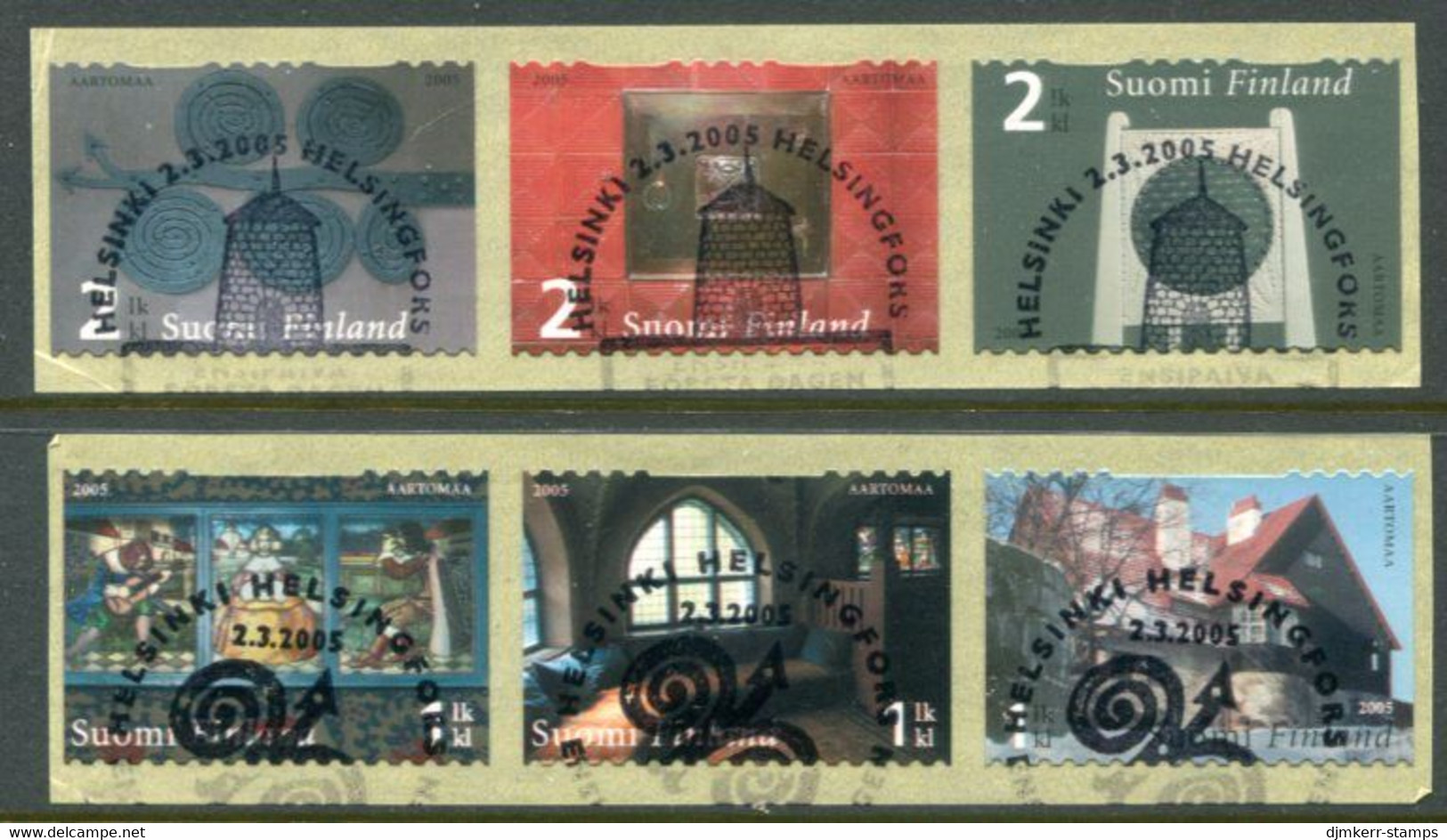 FINLAND 2005 Art And Architecture; Villa Hytträsk Used.  Michel  1738-43 - Used Stamps