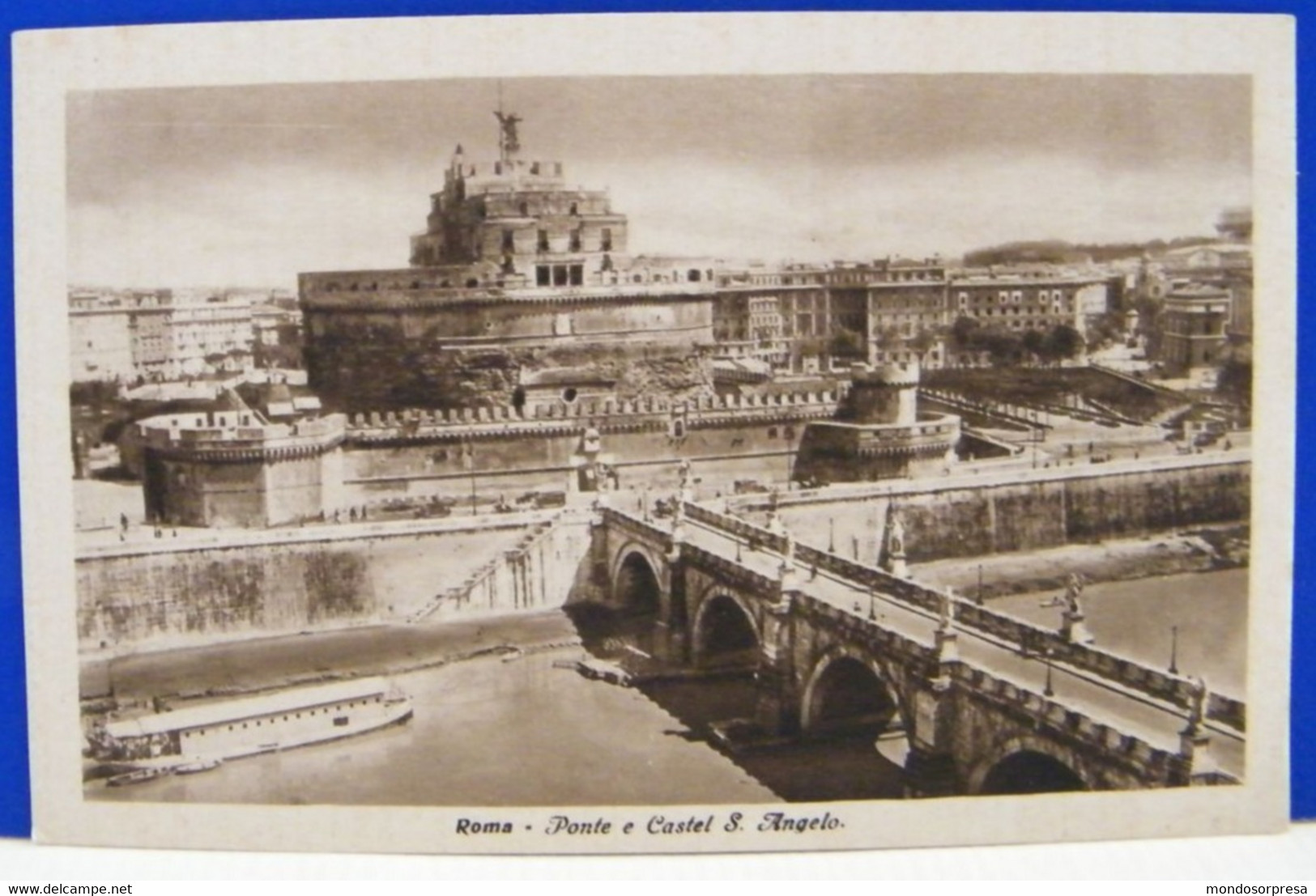 (R) ROMA - PONTE E CASTEL S. ANGELO - NON VIAGGIATA 1930ca - Pontes