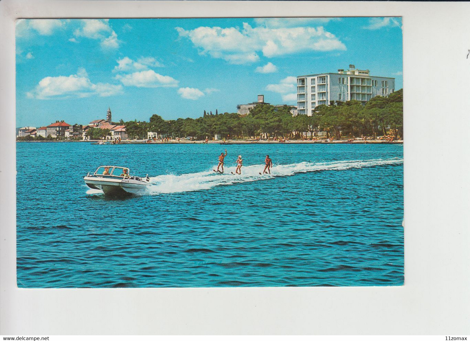 Hotel Adriatik Biograd Croatia, 3 Man Water Skiing, Ski Nautique (ws017) - Water-skiing