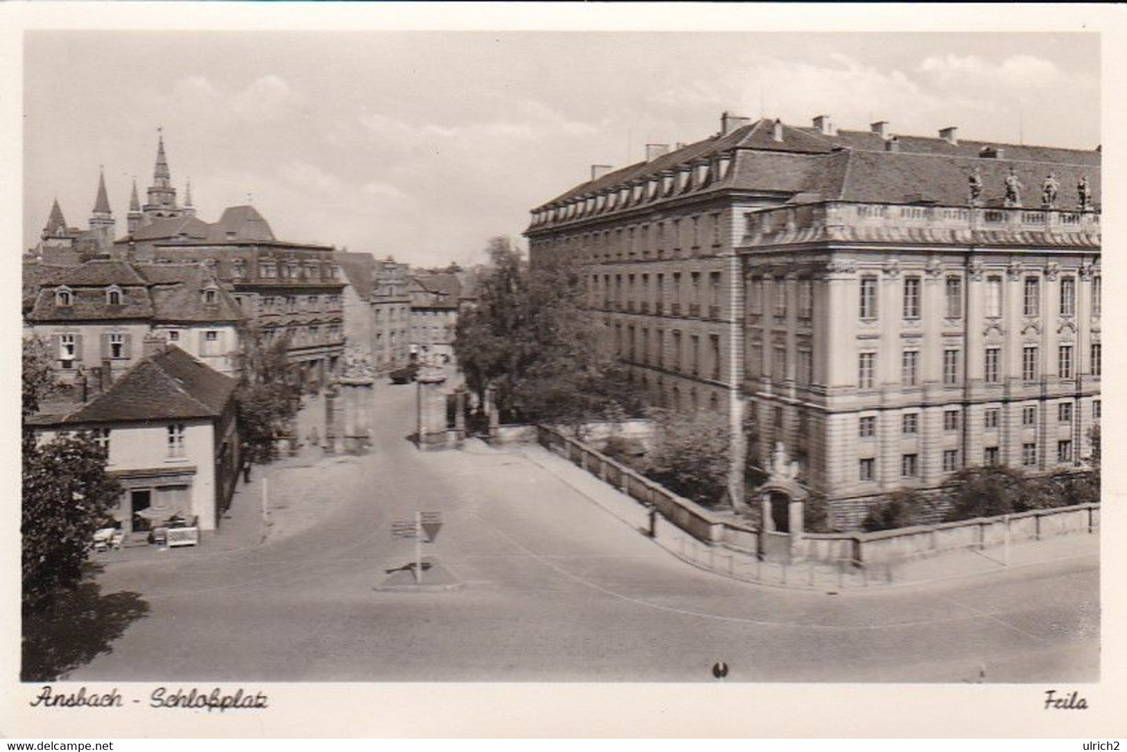 AK Ansbach - Schloßplatz  (60401) - Ansbach