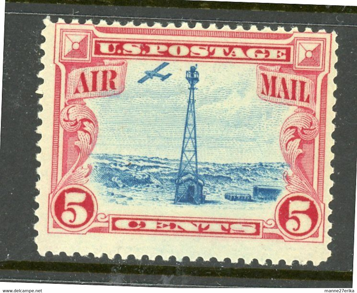 -USA-1928- "Plane Over Airfield" MNH (**) - 1b. 1918-1940 Ungebraucht