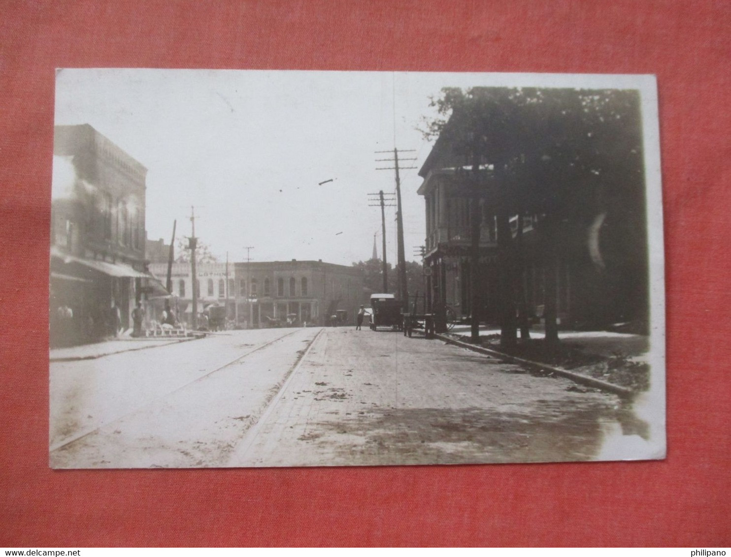 RPPC. Street  View Mailed From  Plymouth Ohio.   .   Ref 5617 - Other & Unclassified