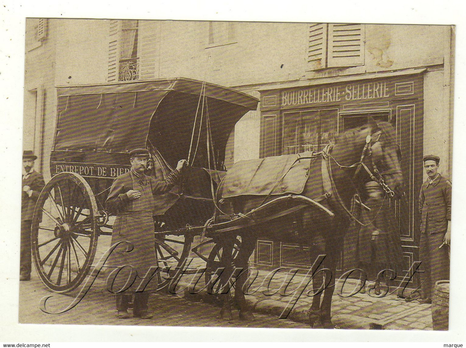 Reproduction Cpa Bourellerie Sellerie - Negozi