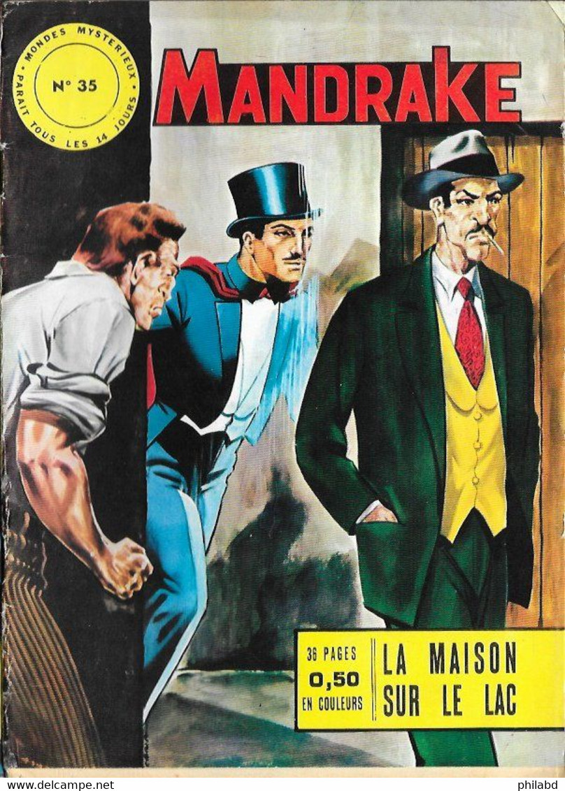 Mandrake N°35 Mondes Mystérieux - Editions Des Remparts 1964 BE - Mandrake