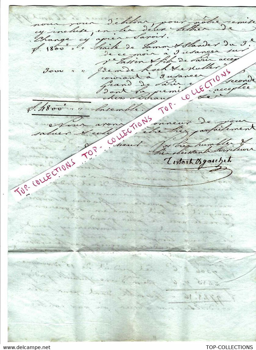 1787 LETTRE ESCLAVAGE NEGRIERS TRAITE NEGRIERE Par Testard & Gaschet  Bordeaux  Pour Balmet « L’américain » à Grenoble - Historical Documents