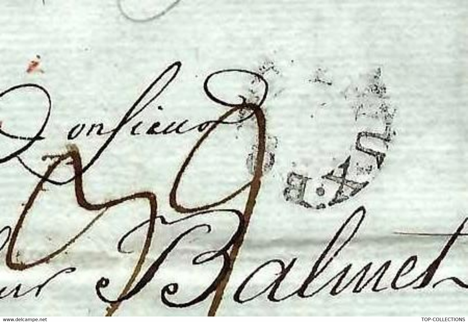 1787 LETTRE ESCLAVAGE NEGRIERS TRAITE NEGRIERE par Testard & Gaschet  Bordeaux  pour Balmet « L’américain » à Grenoble