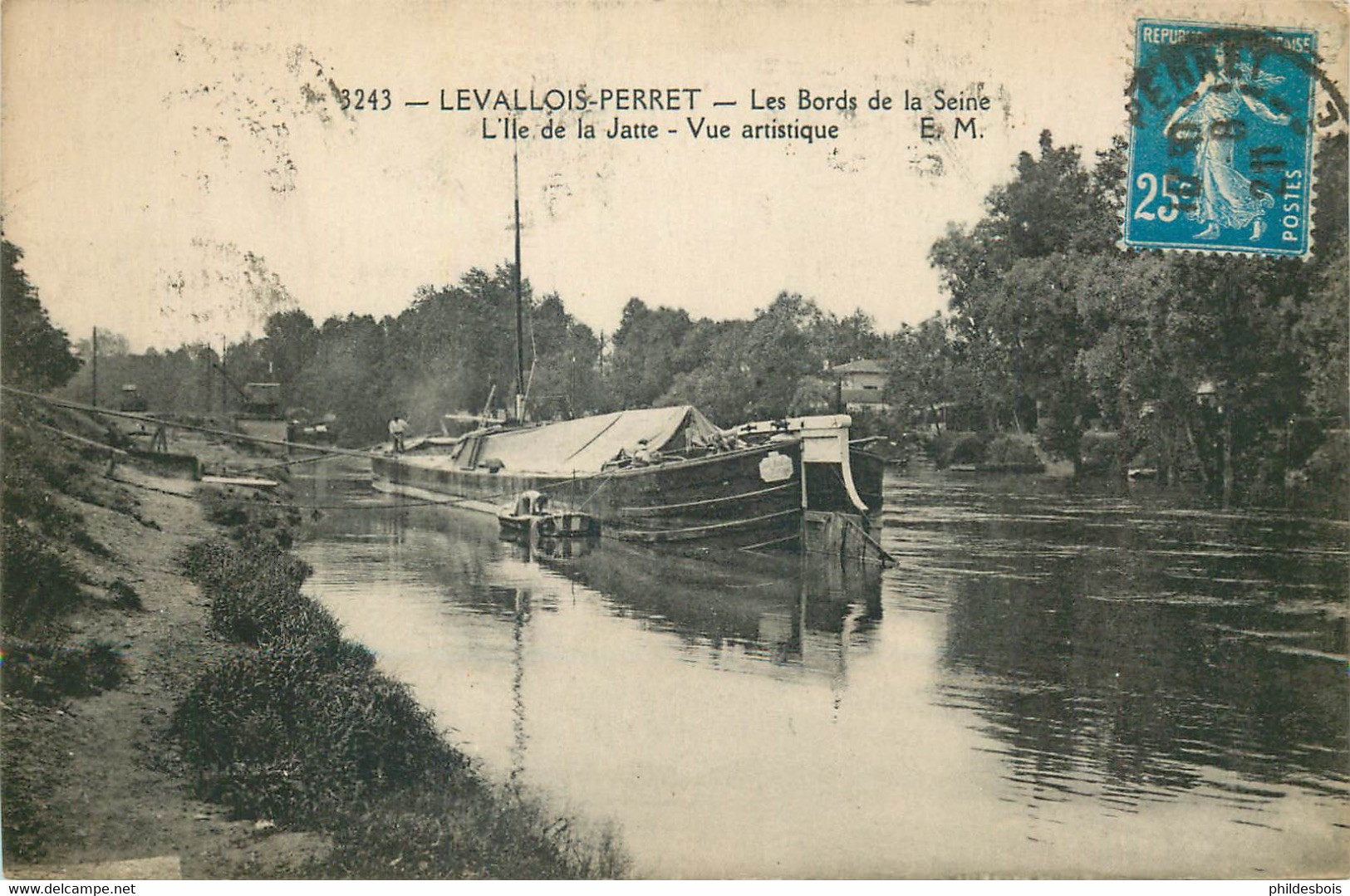HAUTSDE SEINE  LEVALLOIS PERRET Les Bords De Seine (peniche) - Levallois Perret