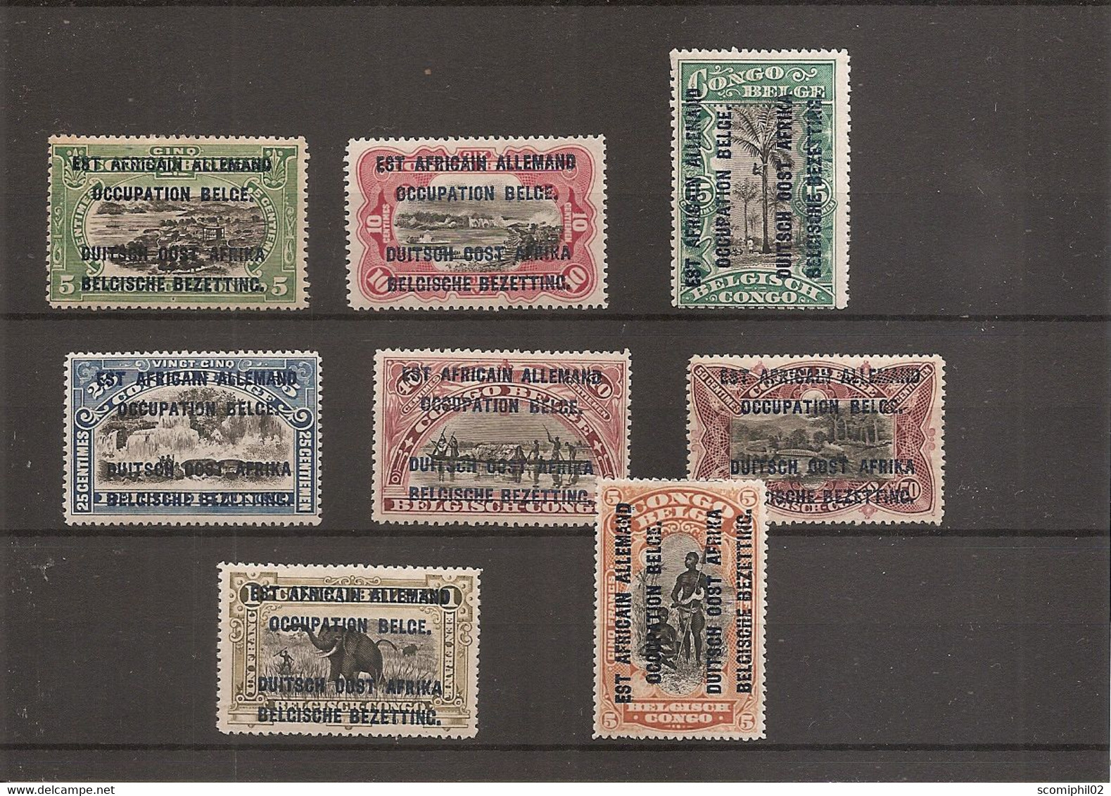 Ruanda -Urundi ( 28/35 B X -MH ) - Unused Stamps