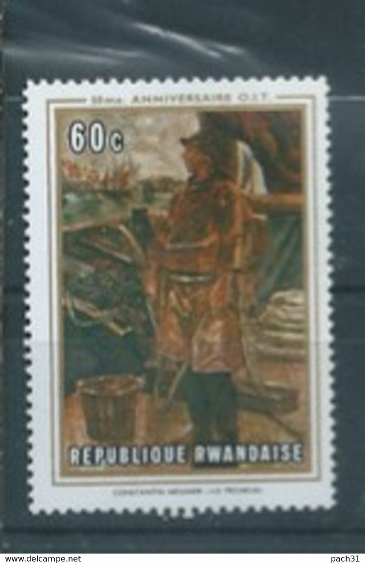 Rwanda  Timbre Neuf    50e An O.I.T. - Collections