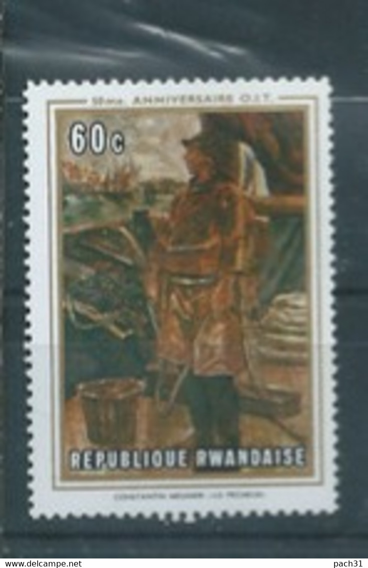 Rwanda  Timbre Neuf    50e An O.I.T. - Collezioni
