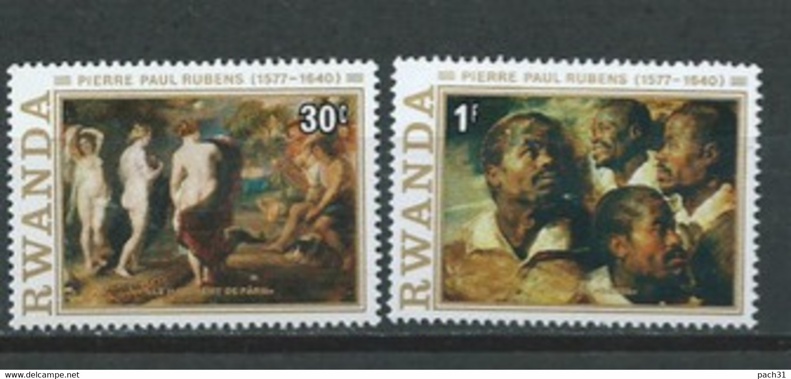 Rwanda  Timbres  Neufs  Tableaux De Rubens - Sammlungen