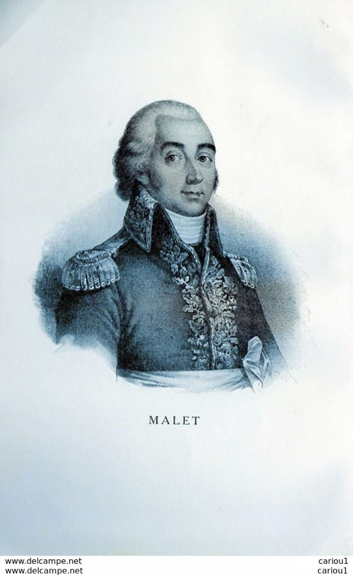 C1 NAPOLEON Masson LA VIE ET LES CONSPIRATIONS Du GENERAL MALET 1754 1812 - Français