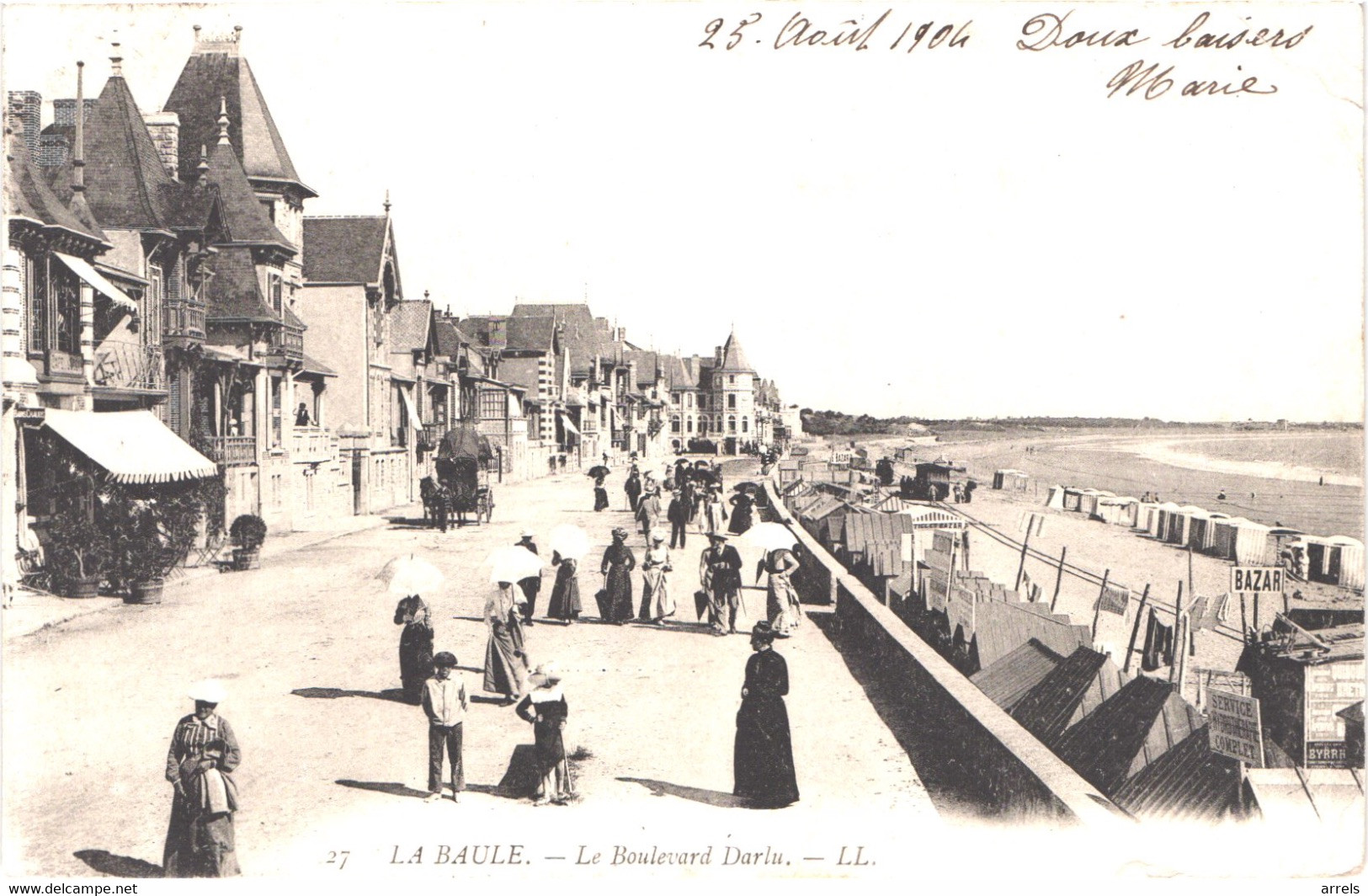 FR44 LA BAULE - LL 27 - Boulevard Darlu - Animée - Belle - La Baule-Escoublac