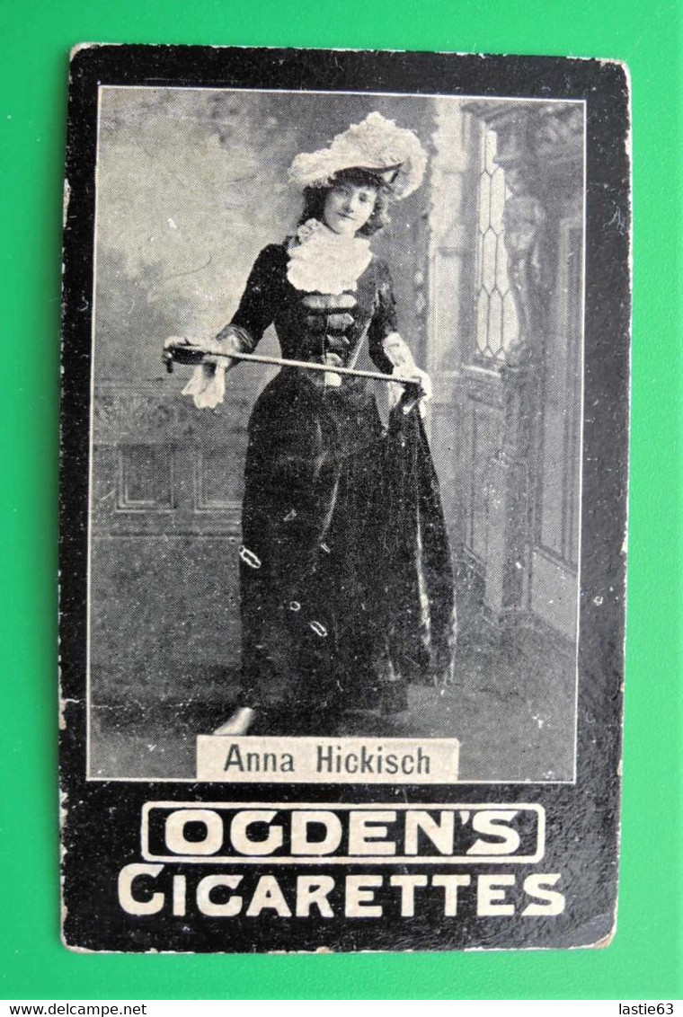 Chromo Image  Ogden's  Cigarettes.  Anna  Hickisch - Ogden's