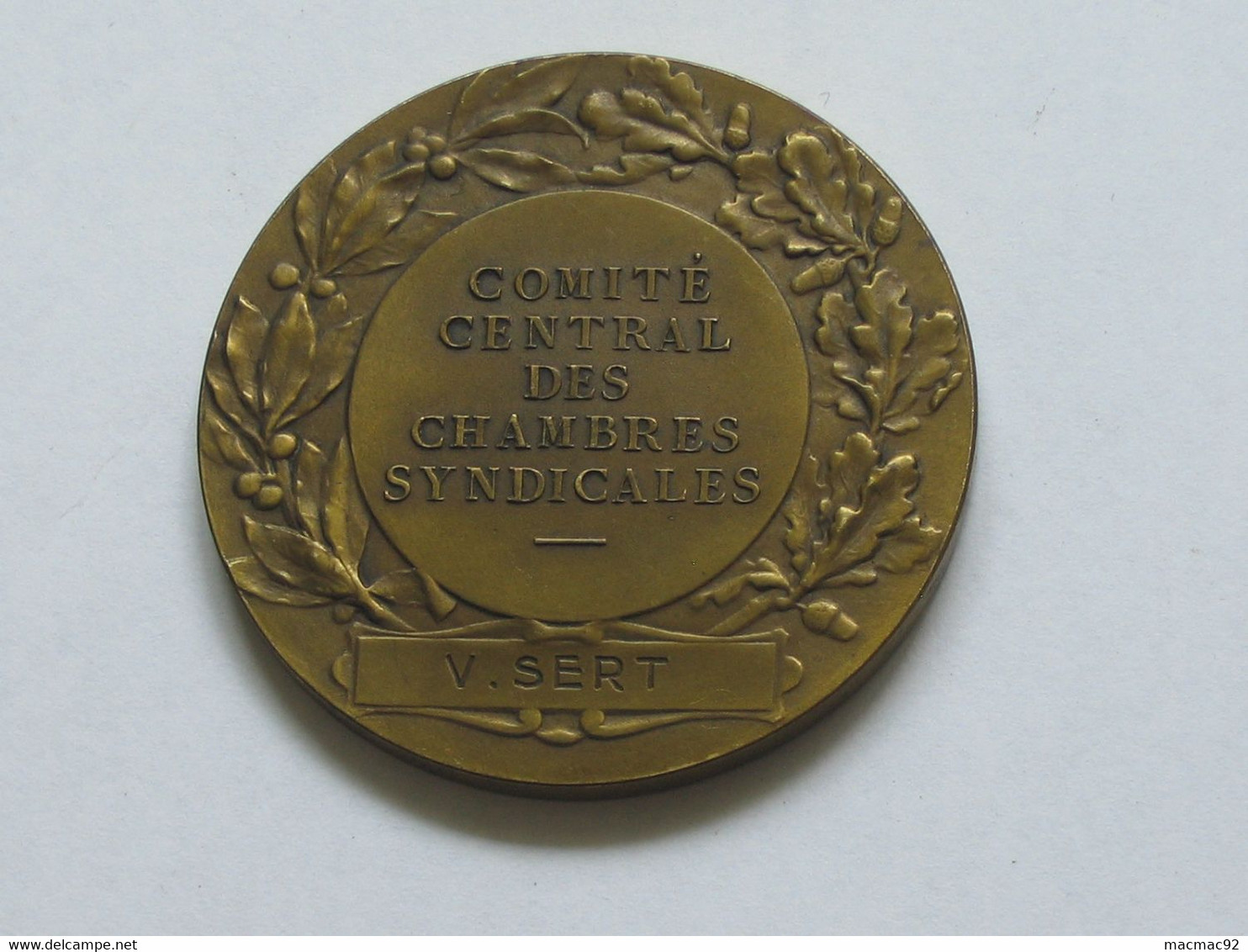 Médaille Comité Central Des Chambres Syndicales   **** EN ACHAT IMMEDIAT **** - Professionnels / De Société