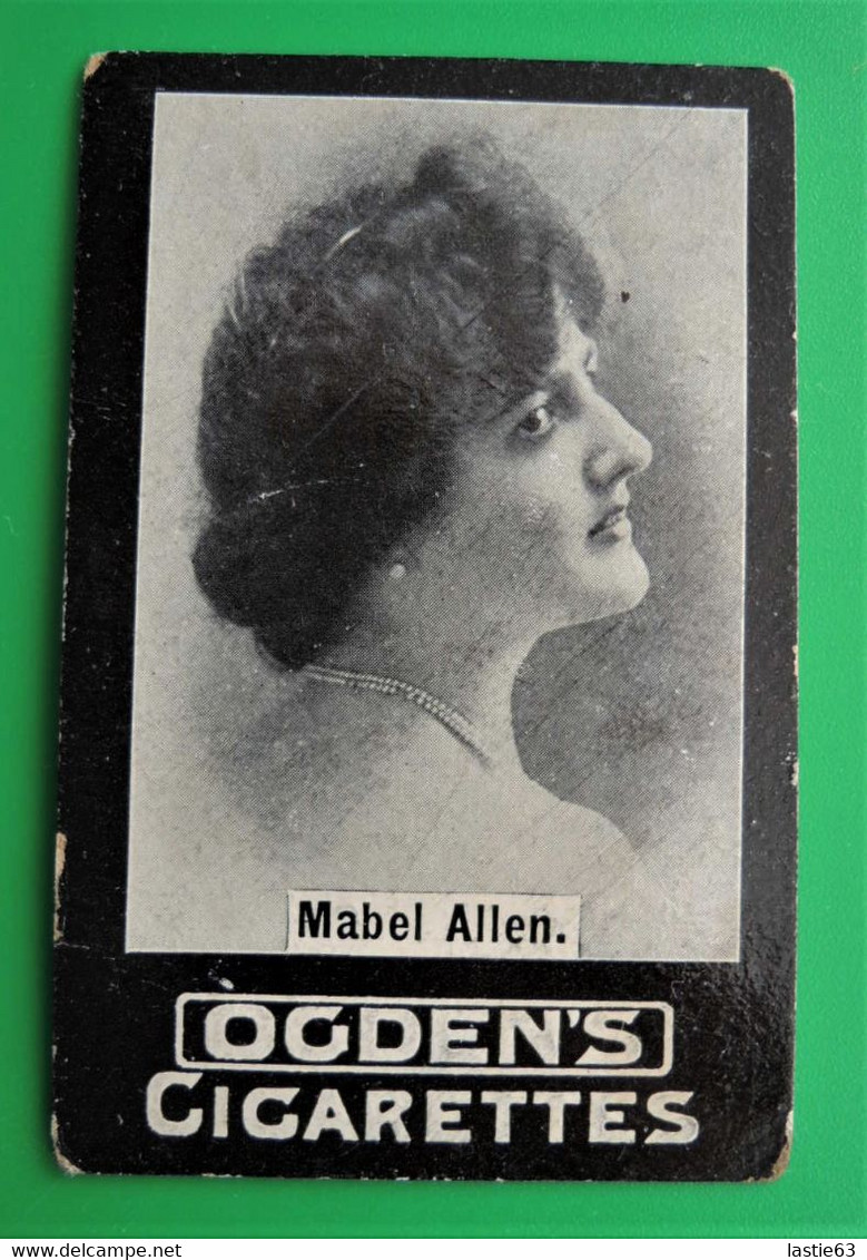 Chromo  Image  Ogden's  Cigarettes  Mabel  Allen - Ogden's